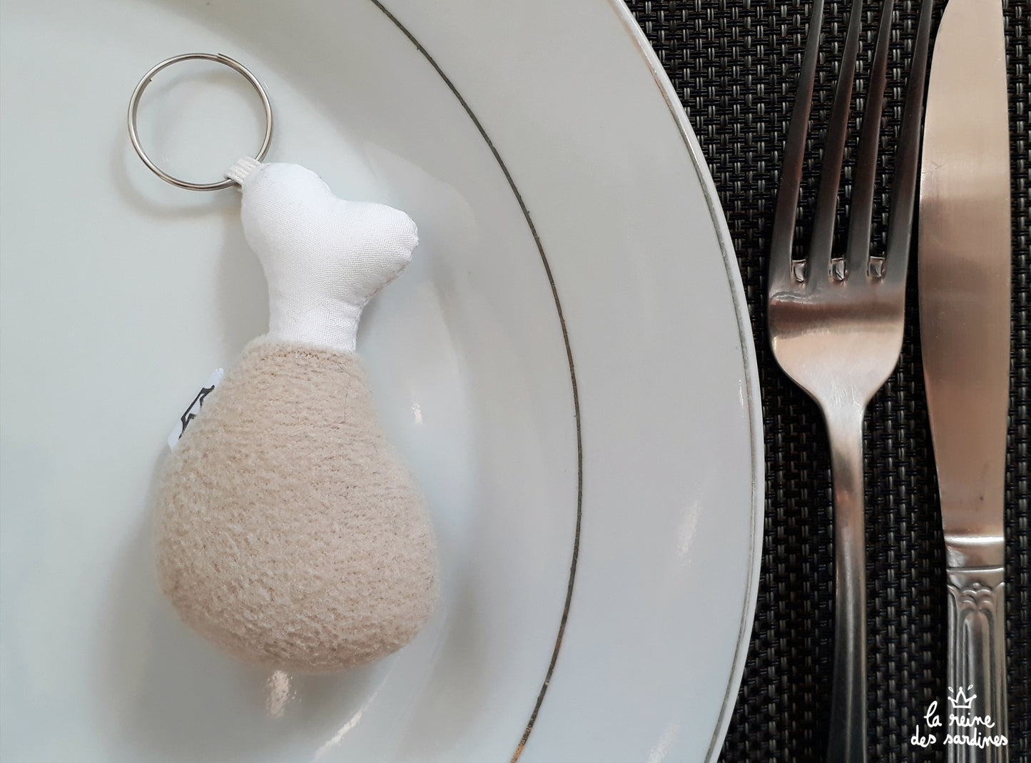 Porte-clés Cuisse de poulet