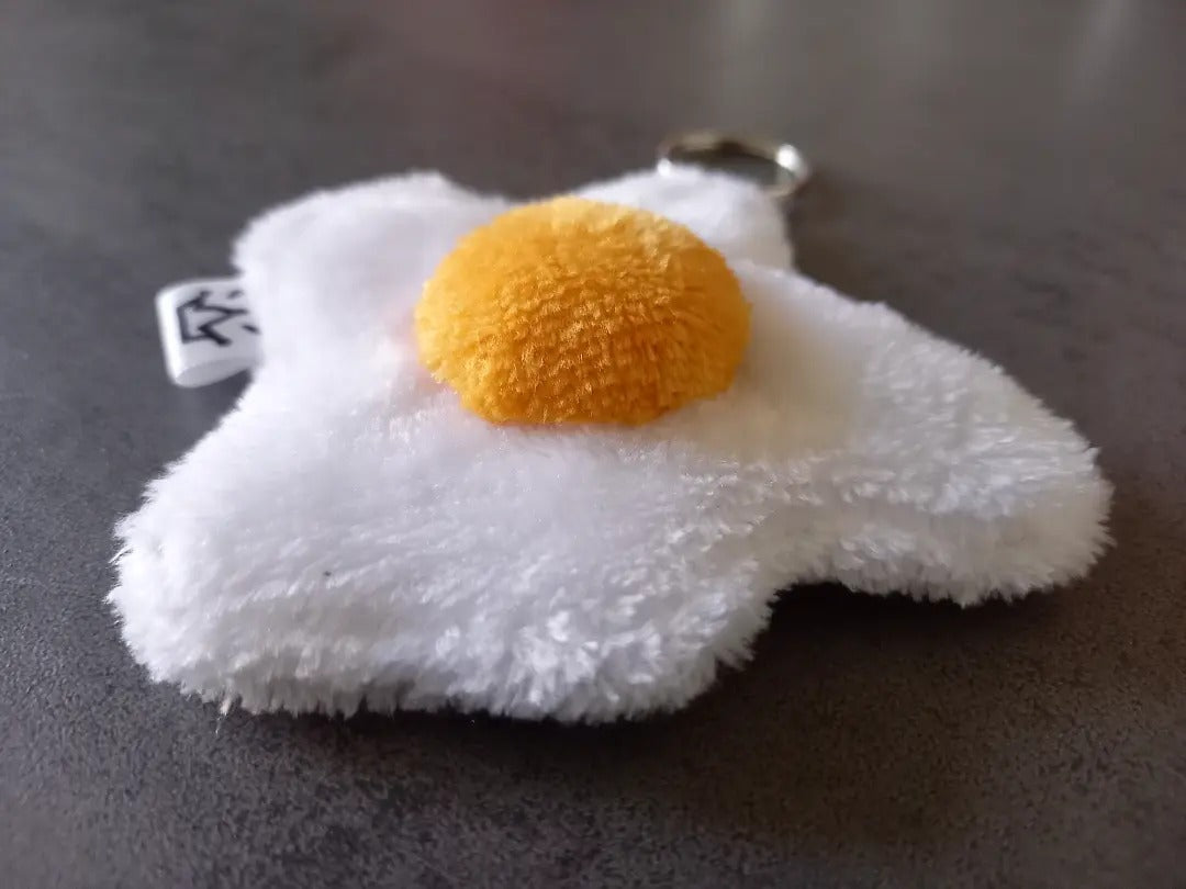 Porte-clés œuf au plat
